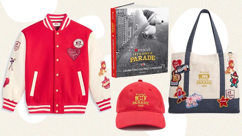 Macy’s Thanksgiving Day Parade Varsity Jacket and Rare Photo Book Among 100th Anniversary Keepsakes