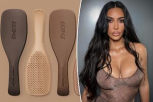 Kim Kardashian’s sold-out Skims x Tangle Teezer collab is back in stock