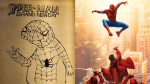 A Movie Theater Didn’t Get Sent ‘Spider-Man’ Posters, So an Employee Drew His Own
