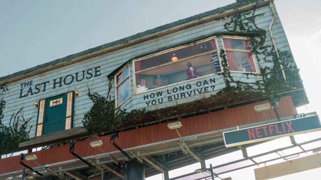 A Man Is Trapped Inside a Netflix Billboard Above Sunset Blvd.