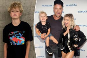 Exes Fergie and Josh Duhamel celebrate ‘cool’ son Axl’s 13th birthday with rare photos