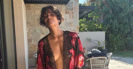 Halle Berry Goes Braless in Sheer Lace Cover Ahead of Milestone 60th Birthday: ‘Don’t Give a F***’