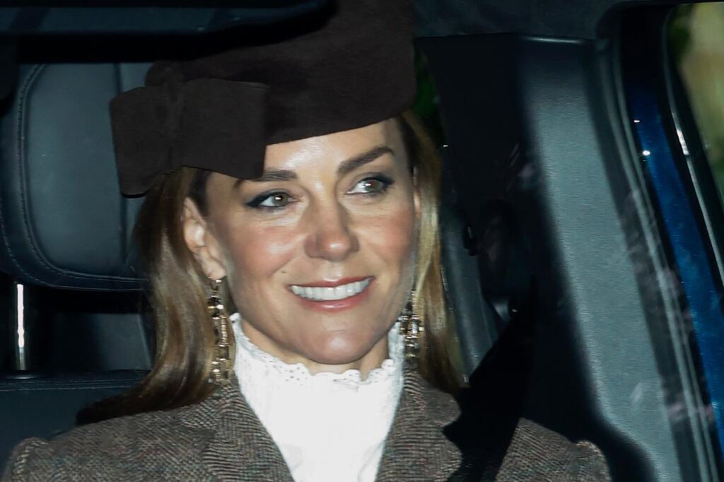 Kate Middleton shows off new lighter blond hair at Balmoral
