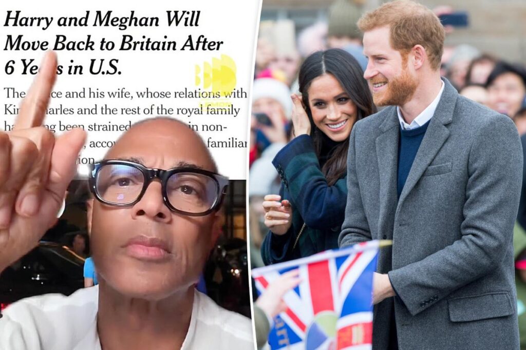 Don Lemon mocks Meghan Markle and Prince Harry’s UK comeback: ‘Make up y’all mind’