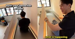 $10k for a slide? This $200k reno for a Japandi-inspired HDB flat comes with a fun bonus, Lifestyle News