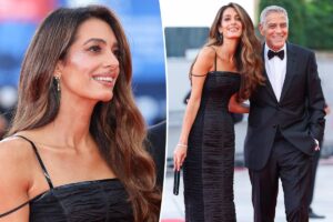 Amal Clooney wears $375,000 in diamond Cartier jewelry at Venice Film Festival 2026