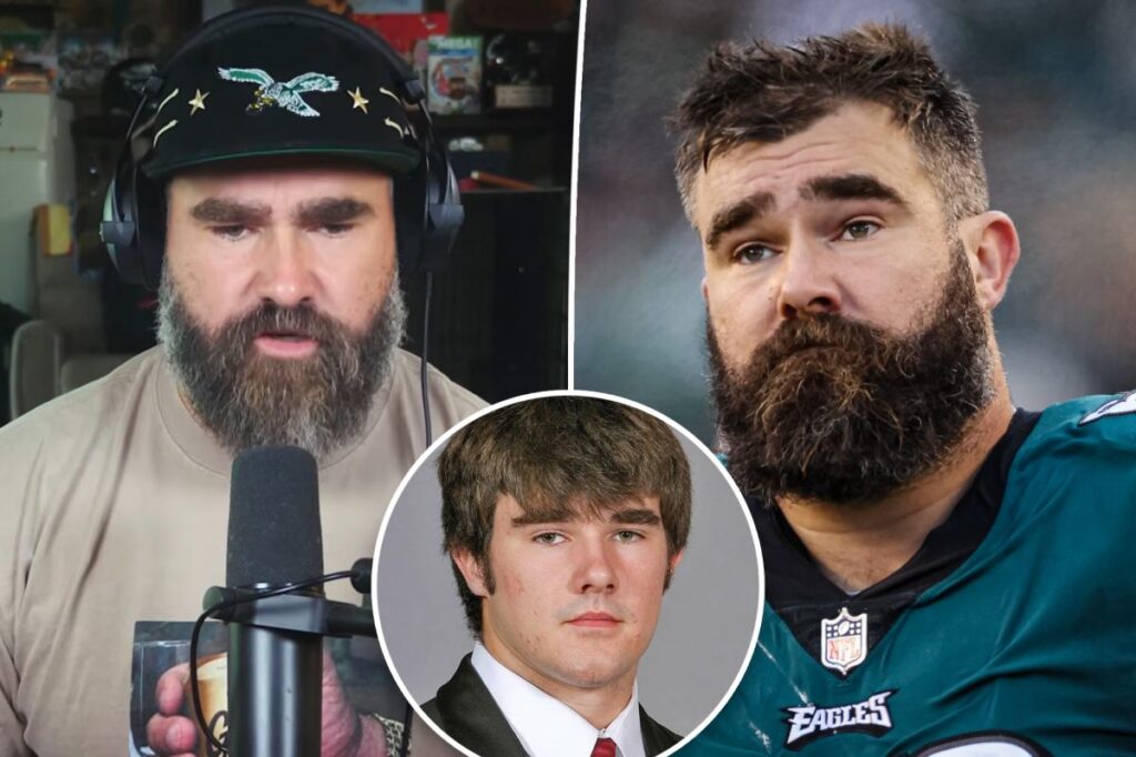 Jason Kelce looks unrecognizable in throwback photos without his signature beard