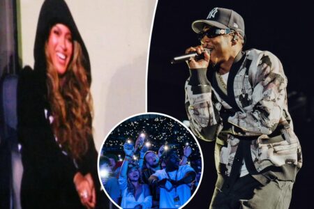 Jay-Z celebrates Beyoncé’s 45th birthday with crowd singalong at London concert