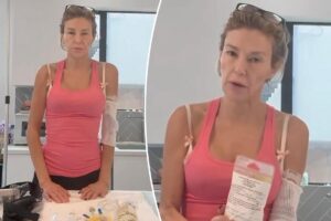 Brandi Glanville details daily 18-hour IV trips for ongoing health struggles