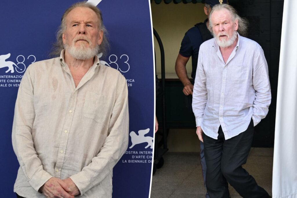 Nick Nolte, 85, makes first red carpet appearance since 2022 at Venice Film Festival