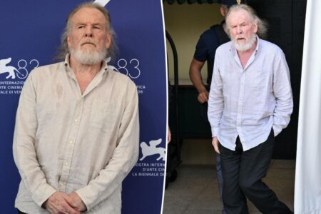 Nick Nolte, 85, makes first red carpet appearance since 2022 at Venice Film Festival