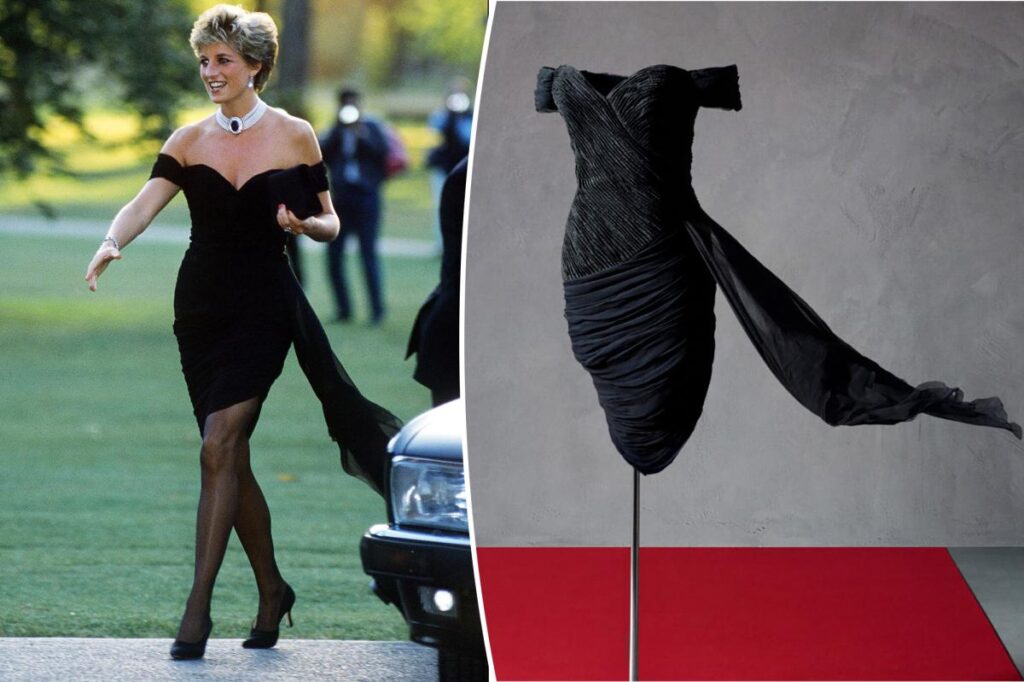 Princess Diana’s iconic ‘revenge dress’ is going up for auction