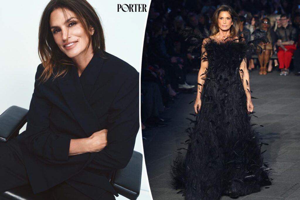 Cindy Crawford had secret wardrobe malfunction on Gucci runway