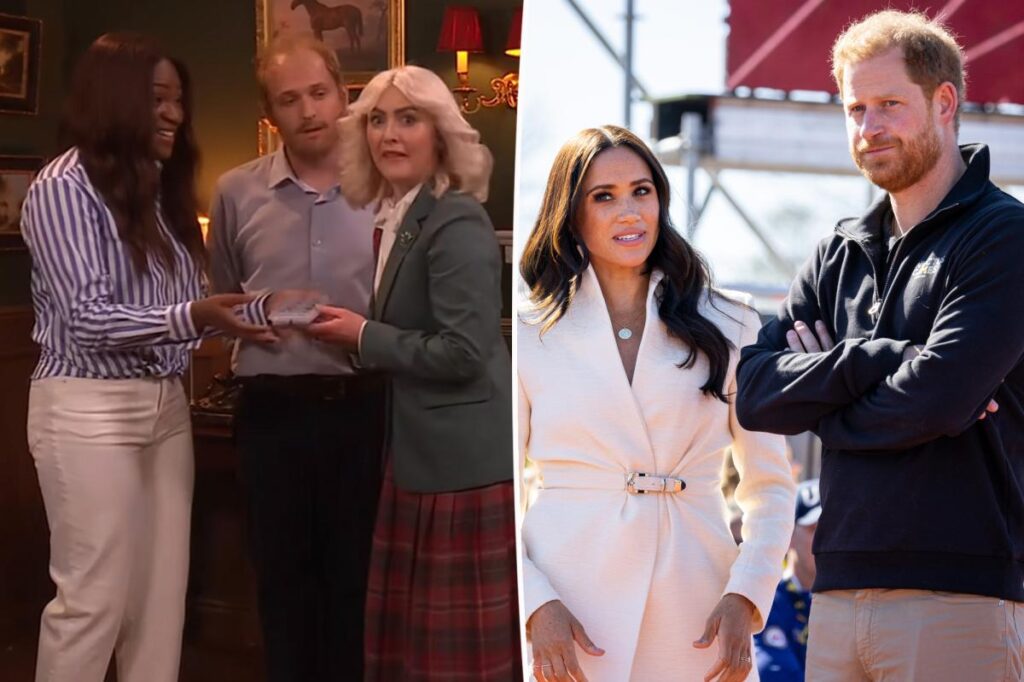 ‘SNL UK’ roasts Prince Harry, Meghan Markle’s UK return