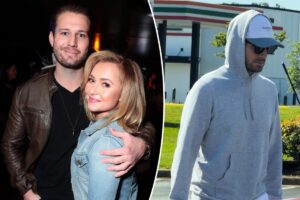 Brian Hickerson shouts at cops about Hayden Panettiere’s death as he’s handcuffed in bar altercation