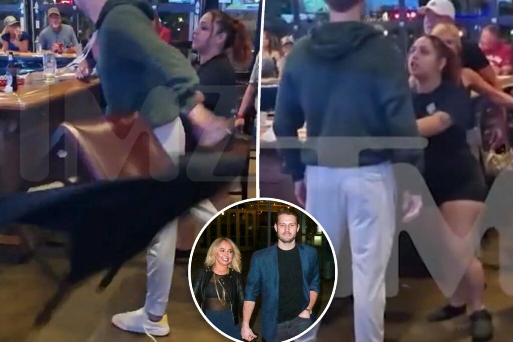 See the moment Brian Hickerson flings a chair, gets handcuffed in bar altercation