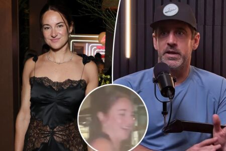 Shailene Woodley laughs off question about ex Aaron Rodgers after NFL star’s scathing comments