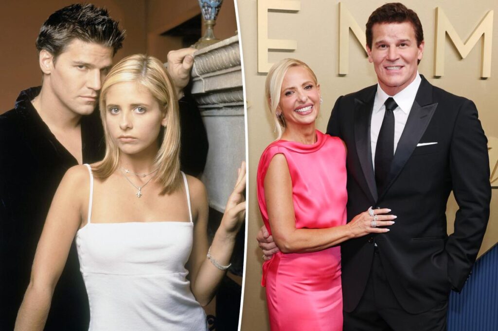 ‘Buffy the Vampire Slayer’ stars Sarah Michelle Gellar, David Boreanaz reunite at 2026 Emmys