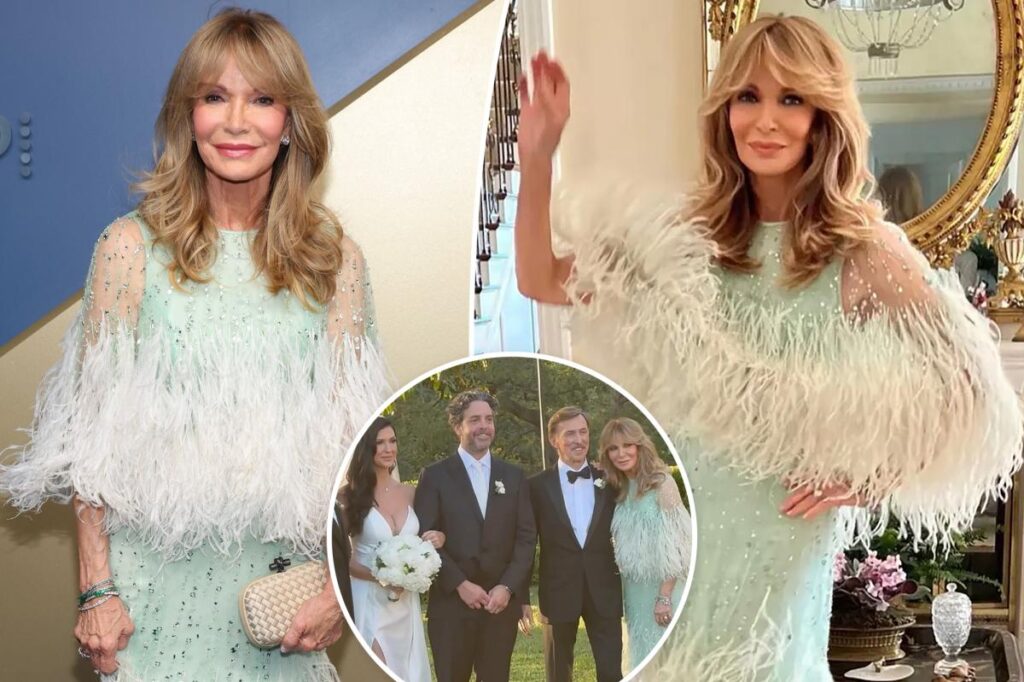 Why Jaclyn Smith rewore her dress from son’s wedding at the Emmys 2026