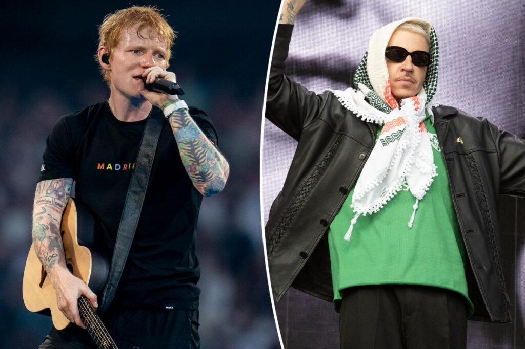 Ed Sheeran addresses Macklemore’s firing from tour over ‘Free Palestine’ backlash