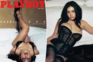 Charli XCX wears black lingerie on Playboy’s fall 2026 cover