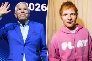 Robert Kraft donating $2 million to Palestinian relief efforts as Ed Sheeran, Macklemore feud rages on