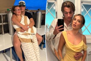 Millie Bobby Brown and Jake Bongiovi share first photo their ‘little guy’