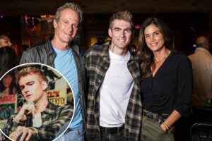 Presley Gerber embraced parents Cindy Crawford, Rande Gerber in final public appearance