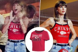 Taylor Swift wore Erin Andrews’ Wear tank top to Chiefs game: Shop similar looks