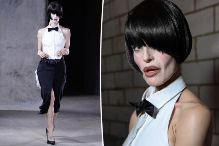 Kelly Osbourne walks OnlyFans runway with bat tribute to dad Ozzy Osbourne