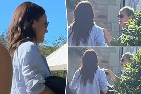 Meghan Markle spotted in UK for first time since move mingles with fellow A-list transplant