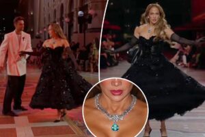 Jennifer Lopez twirls at Vogue World 2026: Milano in 74-carat necklace