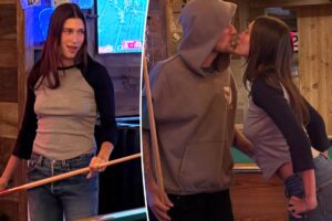 Hailey Bieber wore a $68 Cou Cou T-shirt for date night with Justin