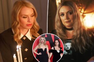 AHS’ Leslie Grossman, Billie Lourd fawn over each other
