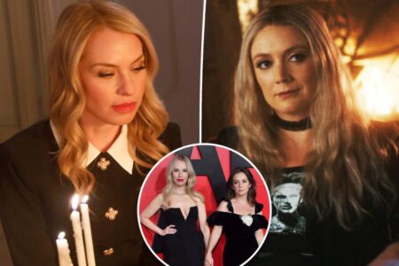AHS’ Leslie Grossman, Billie Lourd fawn over each other