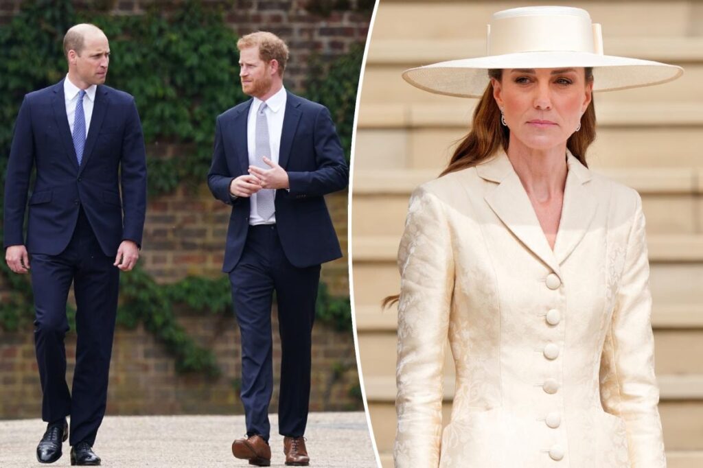 Why Kate Middleton won’t be the ‘peacekeeper’ between Prince William and Prince Harry: doc