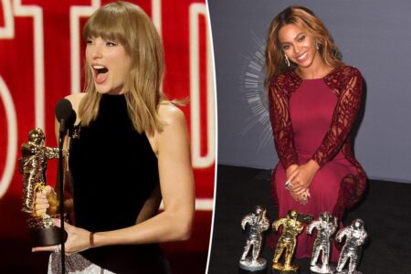 Taylor Swift surpasses Beyoncé as most-awarded artist in MTV VMAs history
