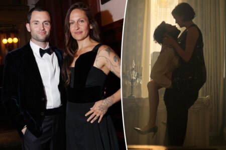 Penn Badgley’s wife defends actor’s decision to stop filming sex scenes