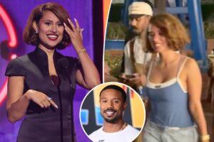 Singer RAYE addresses Michael B. Jordan dating rumors after amusement park outing