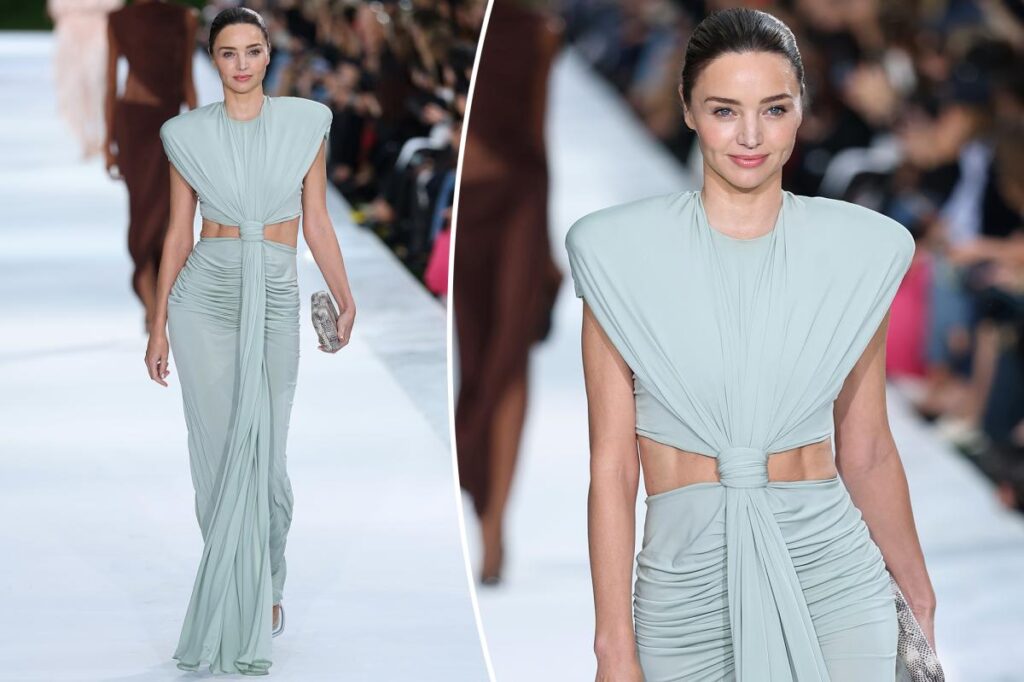 Miranda Kerr makes surprise return to the Stella McCartney runway after nearly a decade
