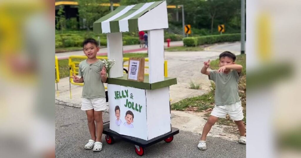 Young siblings run jelly pop-up stand in Punggol, donate earnings to charity, Lifestyle News