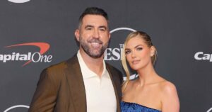 MLB Icon Justin Verlander and Kate Upton Enjoy Rare Family Outing for His Tigers Career Celebration