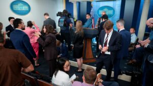 MS NOW Reporters Denied Access to White House as Trump Follows Through on Threat to Ban Outlets