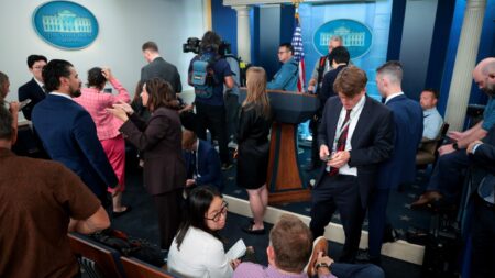 MS NOW Reporters Denied Access to White House as Trump Follows Through on Threat to Ban Outlets