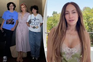 Makeup-free Jennifer Lopez admits she’s been ‘crying’ over becoming an empty nester
