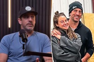 Aaron Rodgers claims ex-fiancée Shailene Woodley asked to sleep with someone post-proposal