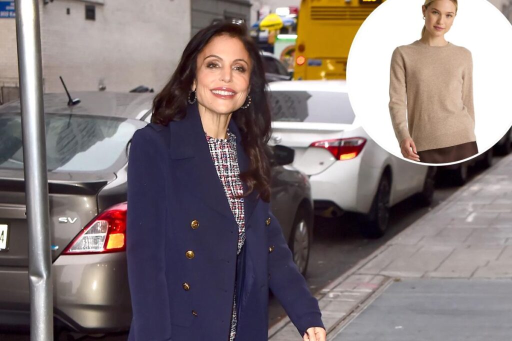 Bethenny Frankel wears this $50 Quince cashmere sweater ‘on repeat’