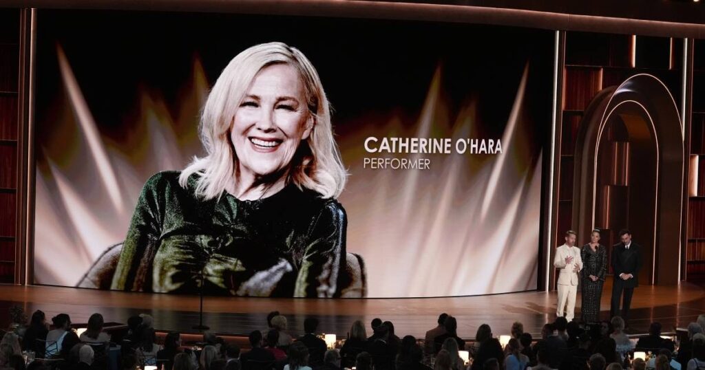 Macaulay Culkin and Schitt’s Creek stars honour Catherine O’Hara in moving Emmys tribute