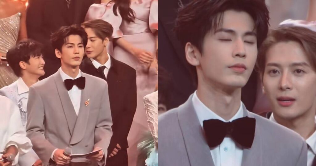 This moment of Zhang Linghe, Jackson Wang and Zhou Shen at Macau gala event has netizens in stitches , Entertainment News