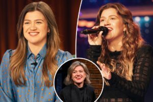 Kelly Clarkson shows off new bob haircut after talk show finale